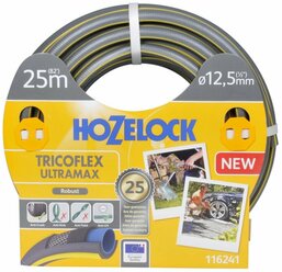 Шланг HoZelock 116241 поливочный садовый армированный ПВХ, 1/2", 25 м