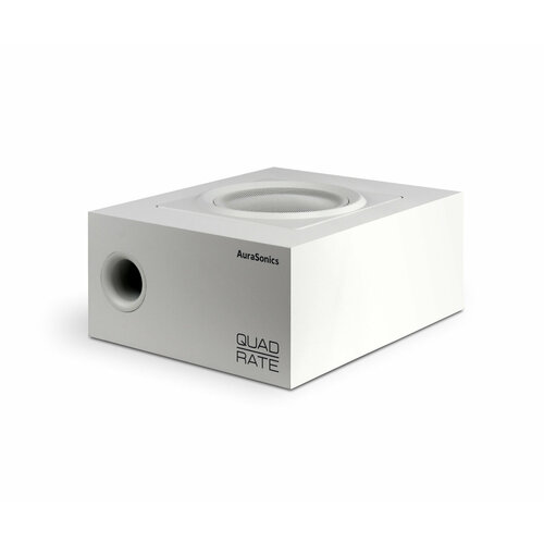 AuraSonics Quadrate Sub-WH компактный настенный сабвуфер 65 подключение сателллитов белый 2690000₽