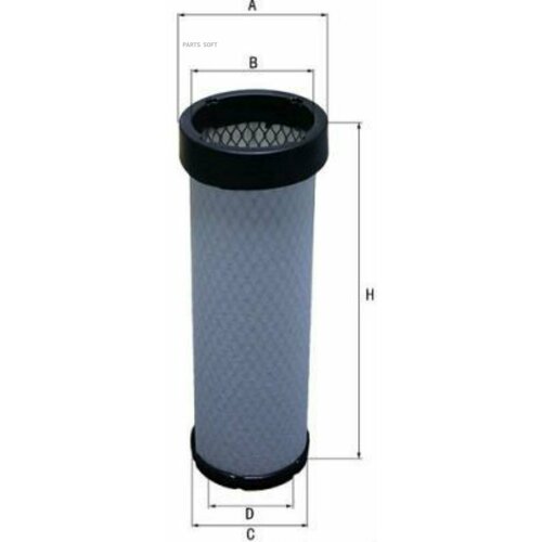 WIX-FILTERS 46640 Фильтр воздушный вставка Hitachi, Caterpillar (46626 основной)@