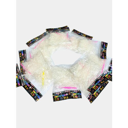 Резинки для плетения браслетов прозрачные 7200 штук 799₽