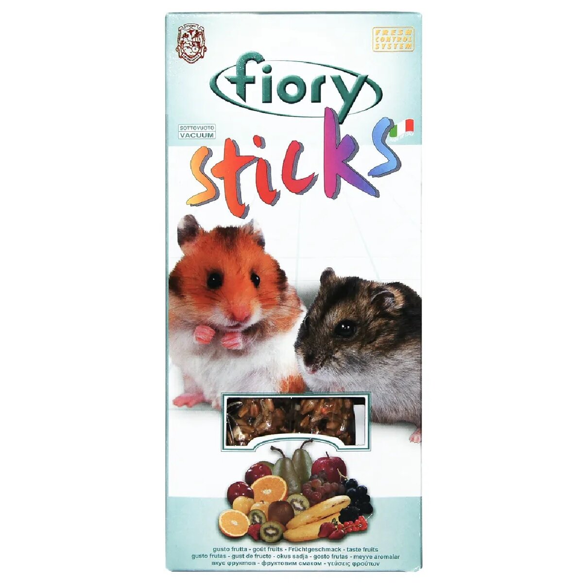 Лакомство для Fiory Sticks с фруктами, 100 г, 2 шт. в уп. (2650)