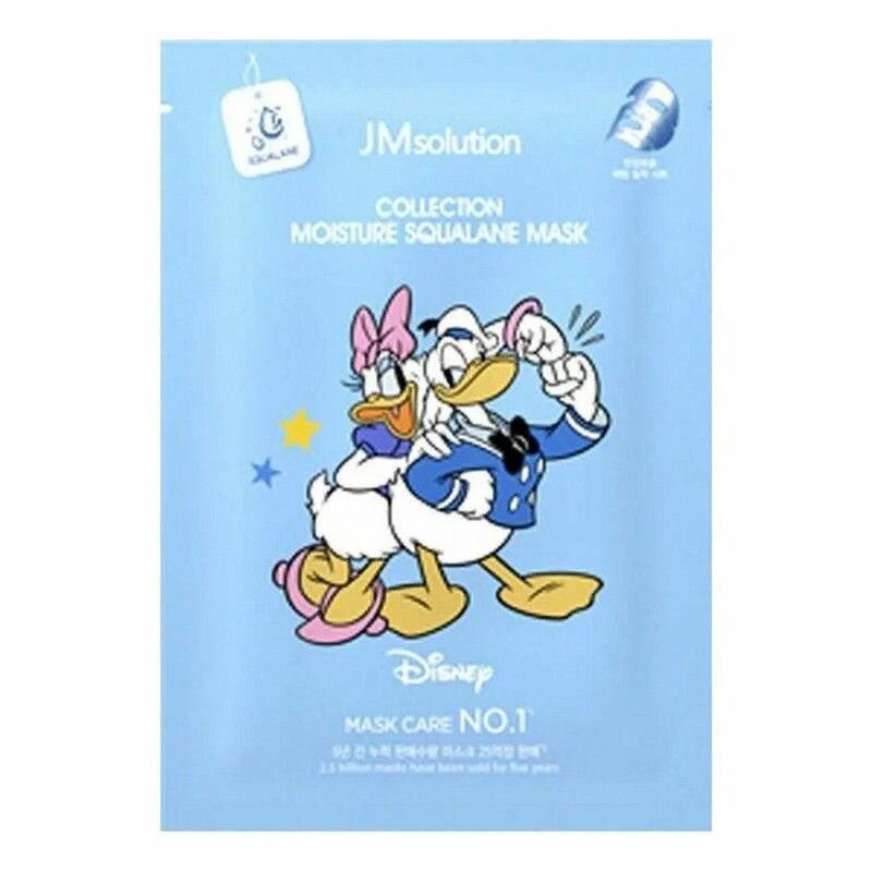 JMsolution Маска для лица тканевая Disney Сollection Moisture Squalane Mask, Увлажняющая, со скваланом, 30 мл, 12 шт