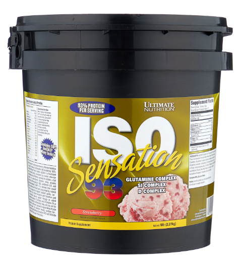 Ultimate Nutrition Iso Sensation 2270 гр. 5lb (Ultimate Nutrition) Клубника