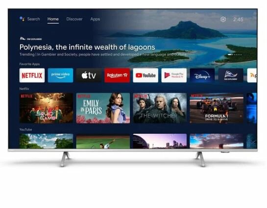 ЖК Телевизор 4K UHD LED Philips на базе ОС Android TV 58PUS8507 58 дюймов