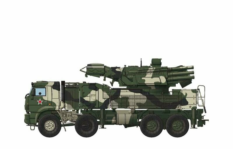 MENG Сборная модель Зенитный ракетно-пушечный комплекс 96К6 "Панцирь-С1" 1/35, SS-016 - фото №11
