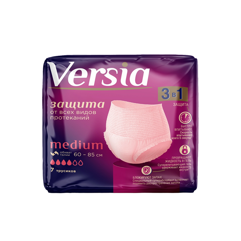 Русы-подгузники для взрослых Versia Medium 7 шт