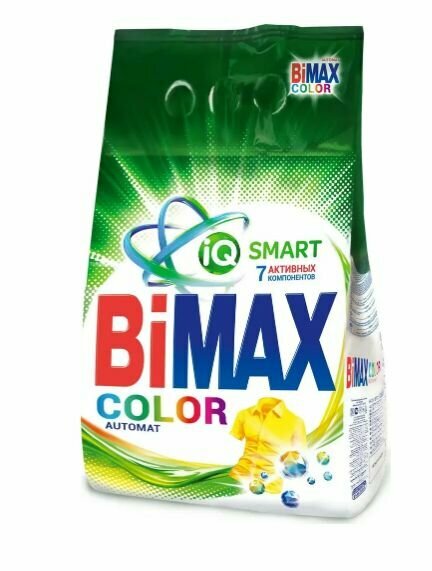 BiMAX Стиральный порошок Color, автомат, 3 кг/