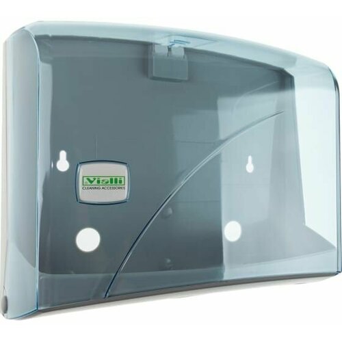 Диспенсер для листовых полотенец Vialli Z сложение, 200 листов, прозрачный 12328 K1T