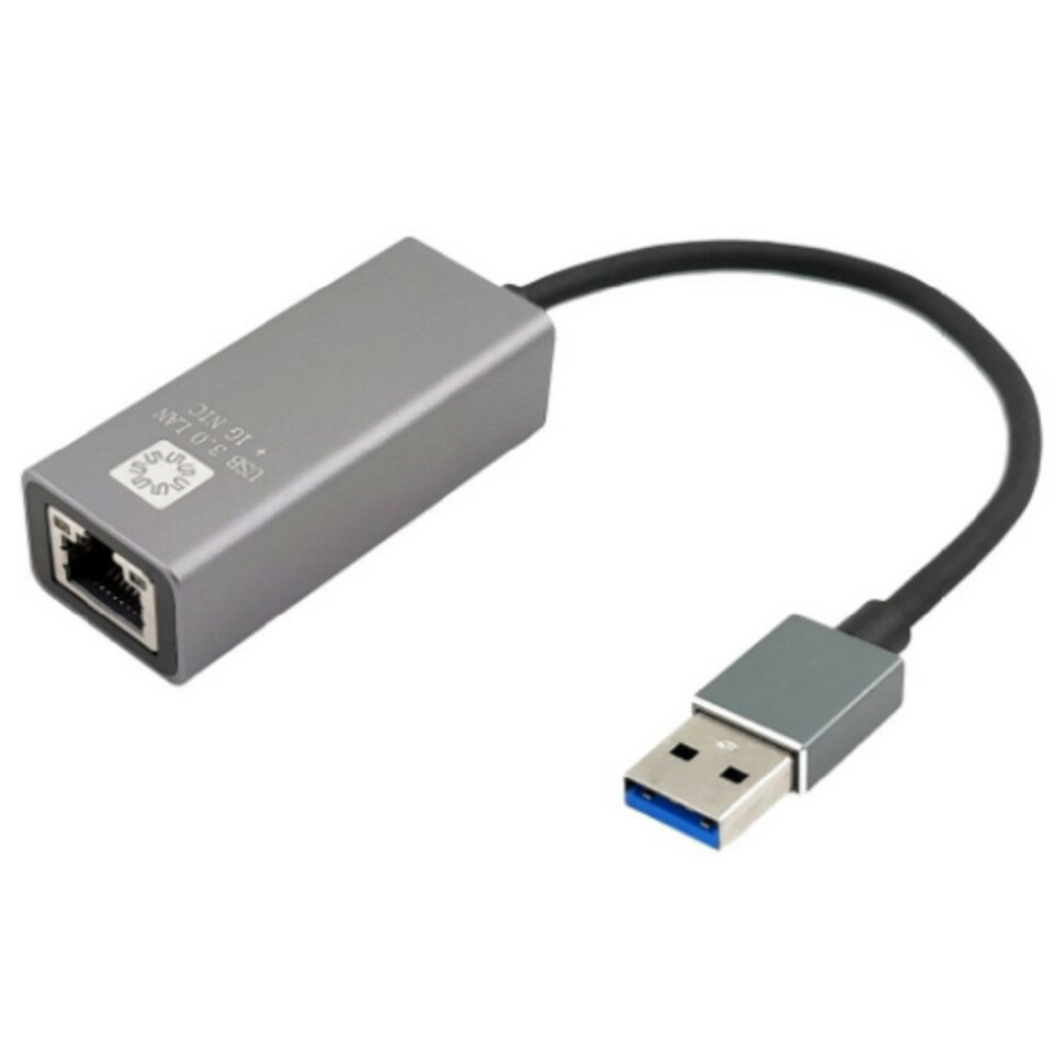 фото 5bites Кабель-адаптер UA3-45-13BK USB3.0 / RJ45 1G / AL / GREY