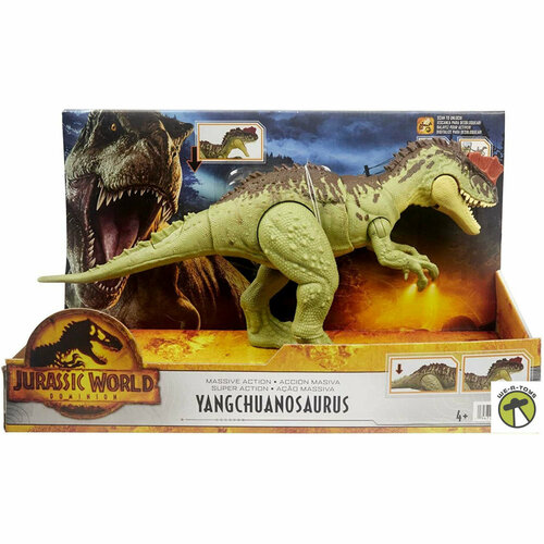 Jurassic World Фигурка Новые хищные динозавры Янгчуанозавр HDX49/HDX47 тянущаяся игрушка антистресс динозавр jurassic world растяни целого динозавра