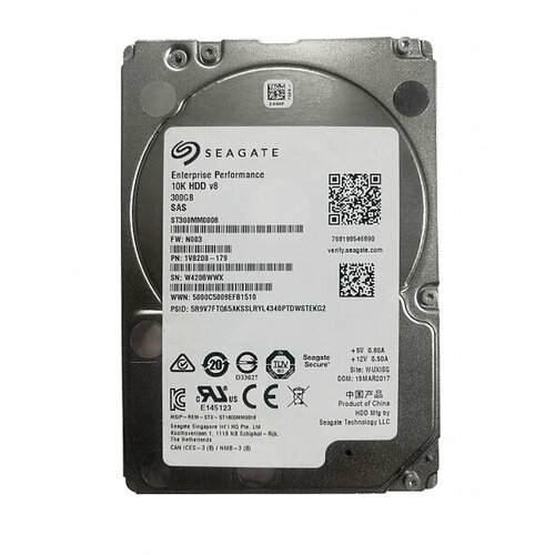 Жесткий диск Seagate ST300MM0008 300Gb 10000 SAS 2,5 HDD жесткий диск seagate st2000nm001b