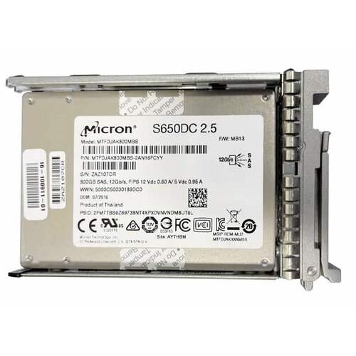 Жесткий диск Cisco UCS-SD800GBEK9 800Gb SAS 25 SSD 254810₽