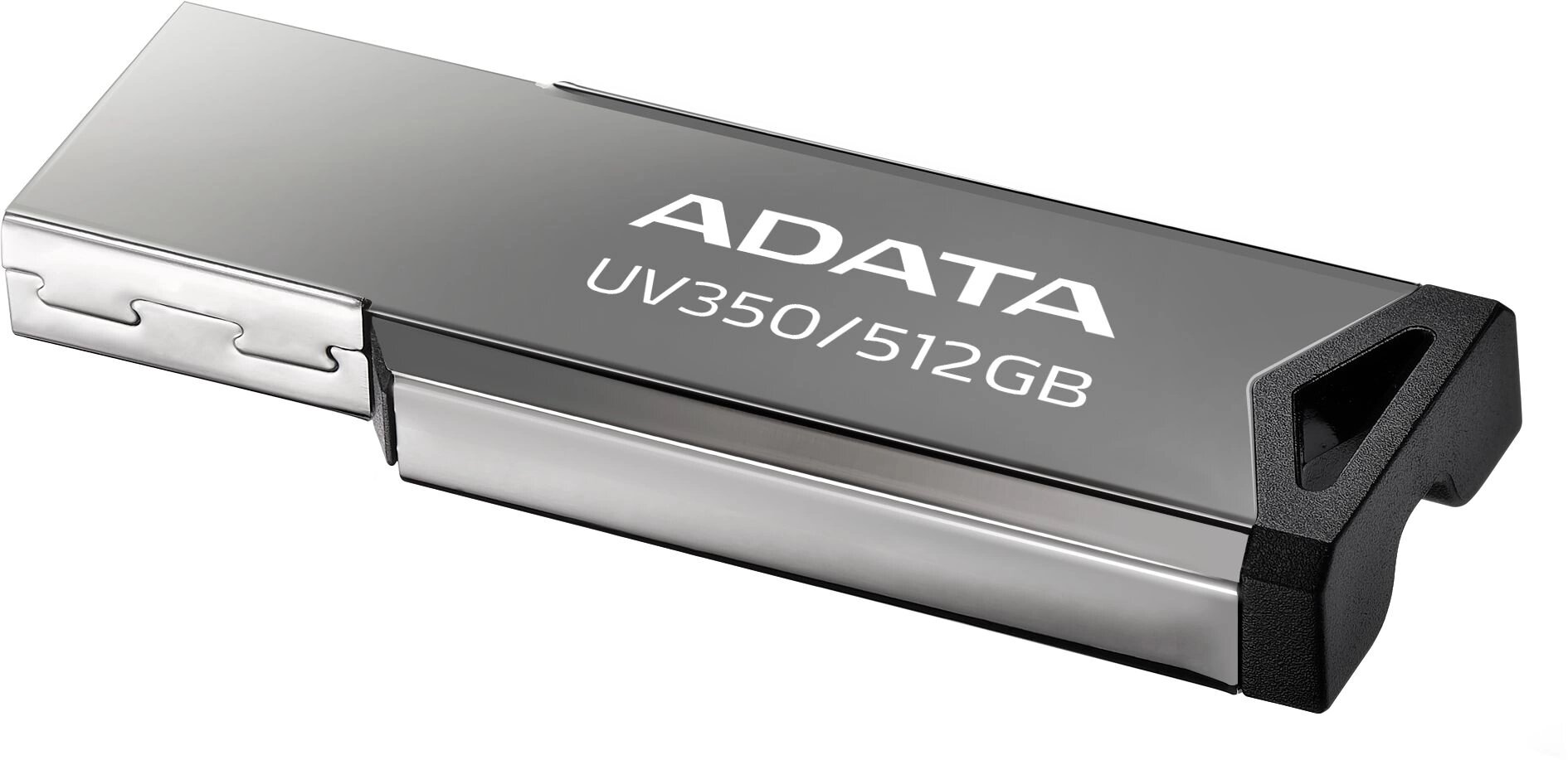 Флеш Диск A-Data 512GB UV350 AUV350-512G-RBK USB3.0 серебристый