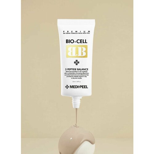 Осветляющий ББ-крем с пептидами Medi-Peel 5 Peptide Balance Bio-Сell BB Cream 50мл medi peel bb крем bio cell 50 мл 50 г оттенок универсальный