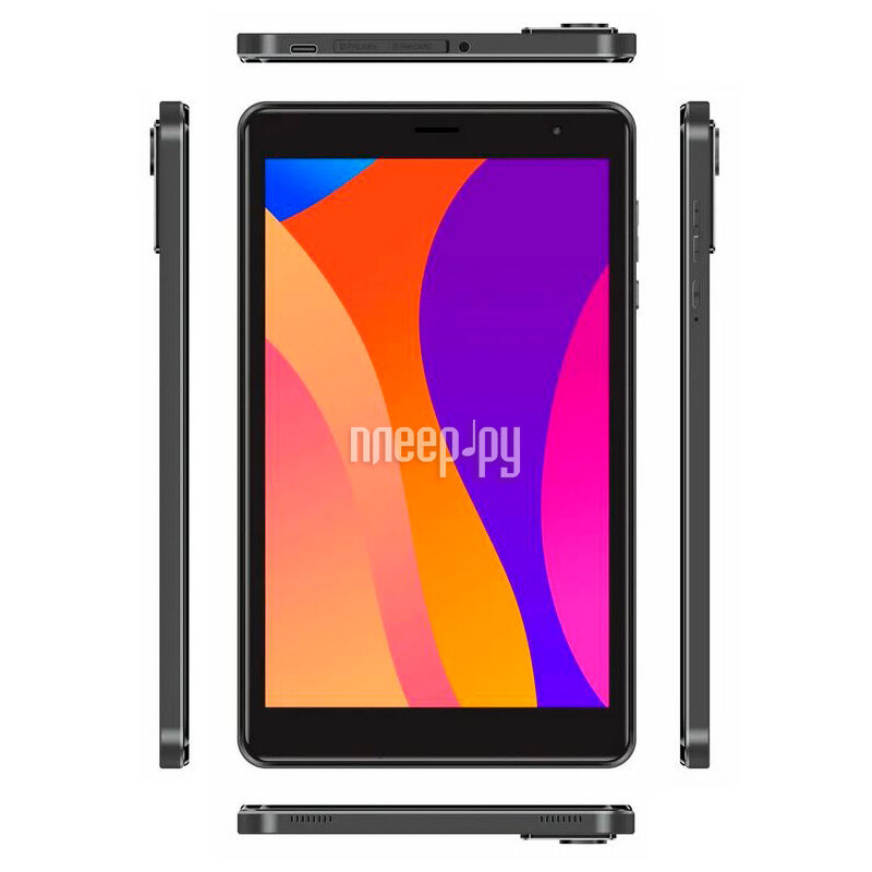 Планшет 8'' Digma 1975764 SC9863A/32GB/128GB/1280x800/IPS/5Mpix/2Mpix/BT/GPS/WiFi/Touch/3G/4G/Android 12/4000mAh/grey - фото №1