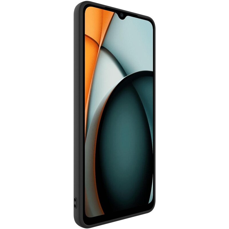 Чехол матовый для Xiaomi Redmi A3 черный — фото 1