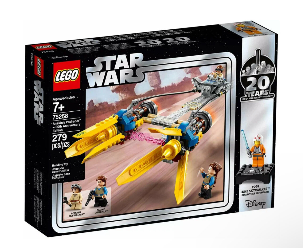 LEGO Star Wars 75258 Гоночный под Энакина: выпуск к 20-летнему юбилею