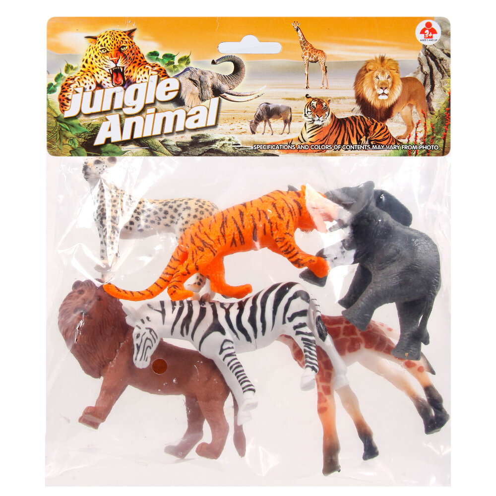 Игровой набор Наша Игрушка Jungle animal 6 шт 8 см - фото №6