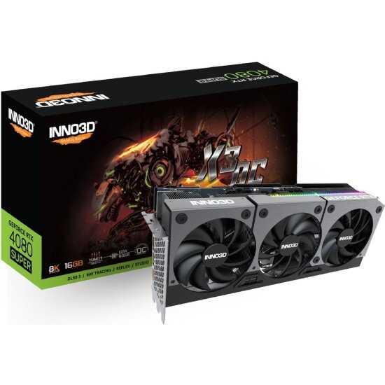 Видеокарта INNO3D GeForce RTX 4080 SUPER X3 OC 16G