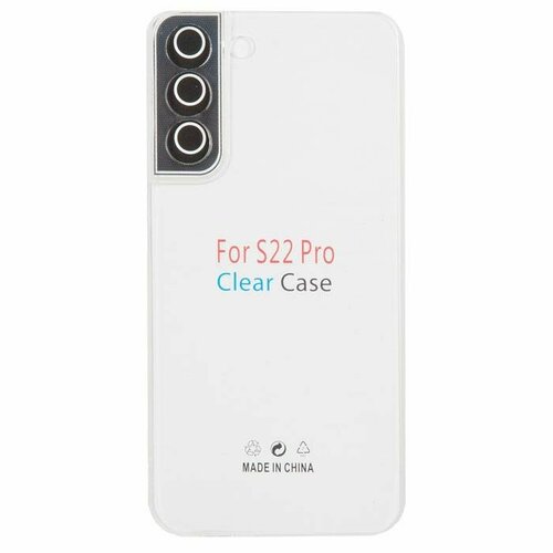 Cases / чехол Clear Case для Samsung Galaxy S22 Plus прозрачный силикон, техпак накладка силиконовая clear case для samsung galaxy s22 plus s906 с кардхолдером прозрачная