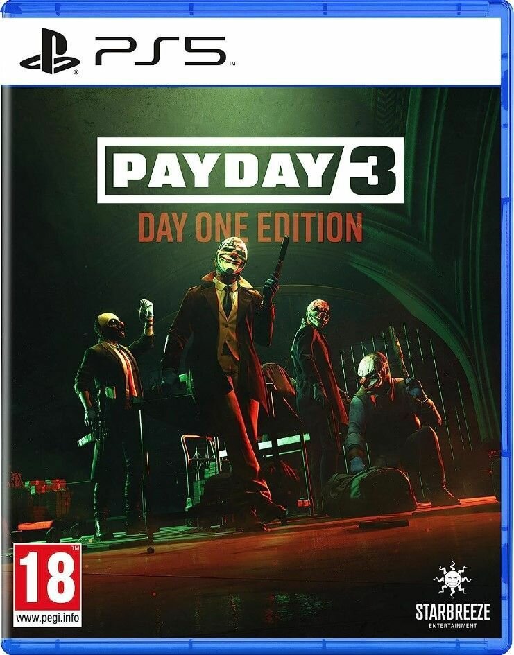 Игра Payday 3 Day One Edition (Издание первого дня) PS5 (PlayStation 5 Русские субтитры)