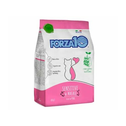 FORZA 10 Maintenance Sensitive Сухой корм для взрослых кошек с чувствительным пищеварением Свинина 350 г