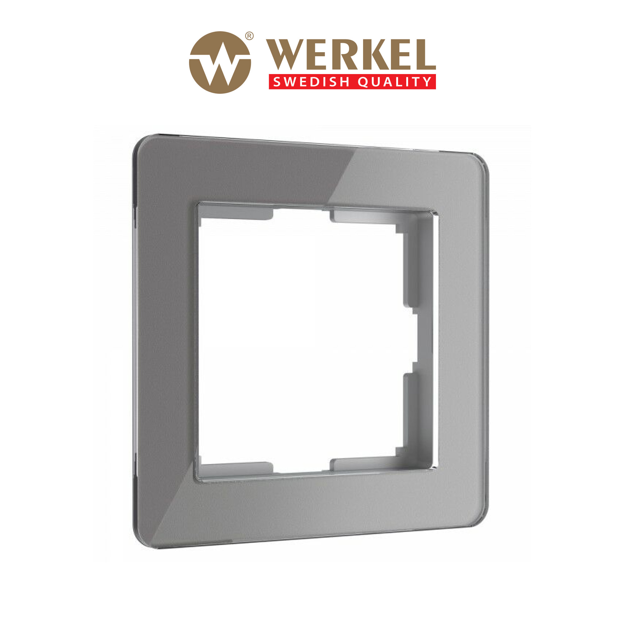 Рамка на 1 пост Acrylic Werkel W0012704 графит