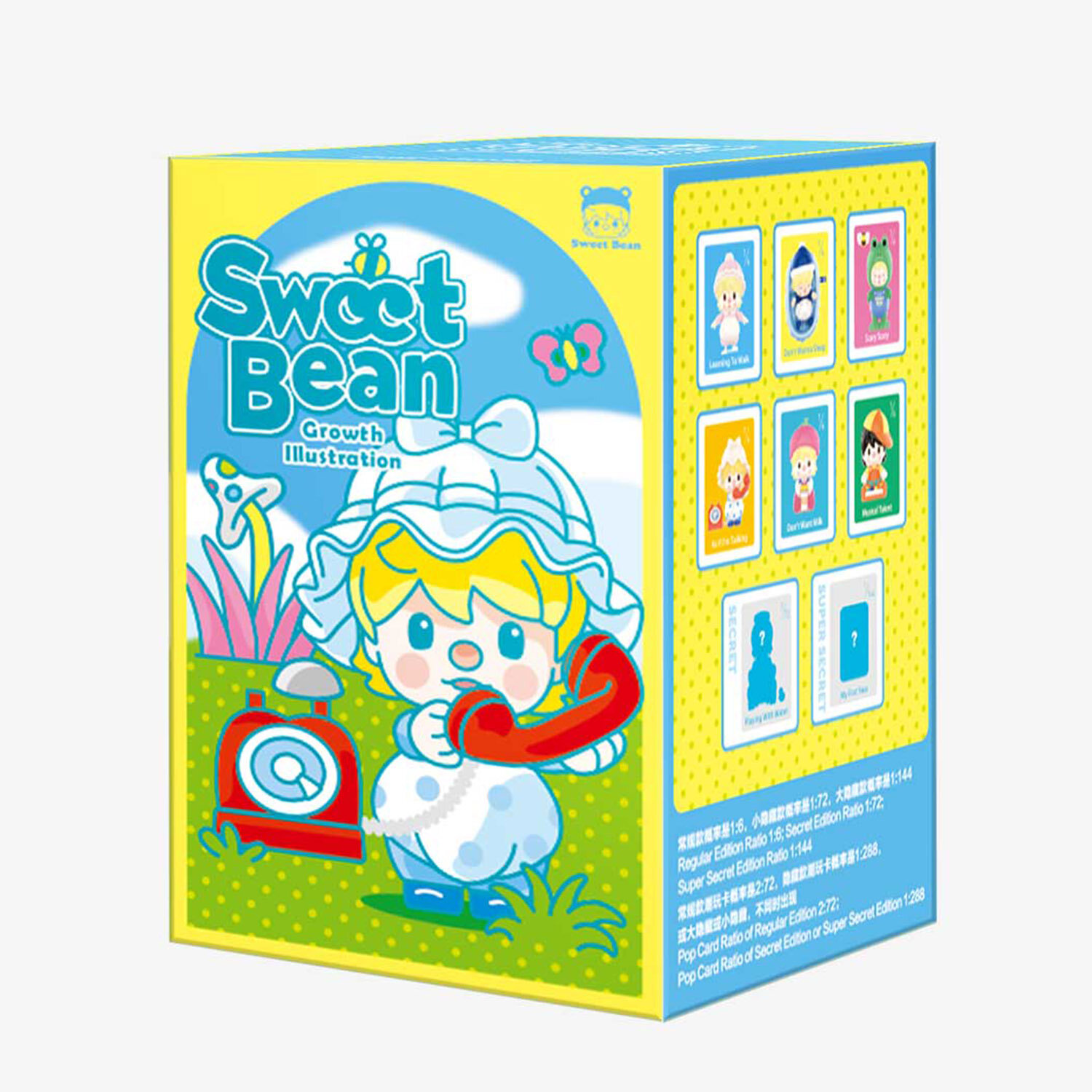ПОП март. Коллекционная фигурка сюрприз Sweet Bean Growth Illustration, POP MART