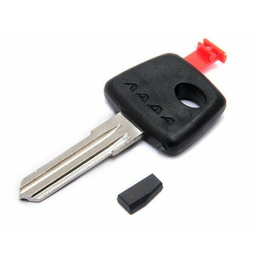 Ключ заготовка обучающий с чипом для Лада Приора Калина Калина 2 Гранта Гранта FL до 2019 и с 2023 г в Шевроле Нива Нива Тревел Датсун 829₽