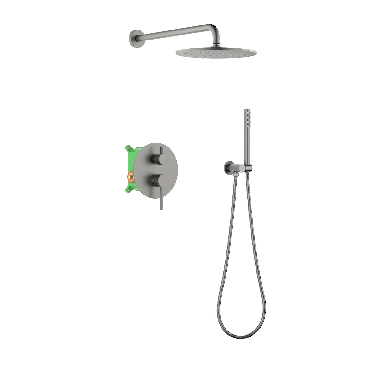 фото Встраиваемая душевая система TIMO Saona SX-2369/18SM, черное золото