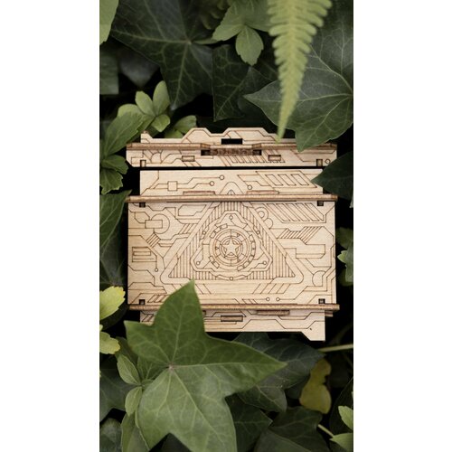 Деревянный пазл Квестбокс EscapeWelt Orbital Box - Орбитал Бокс