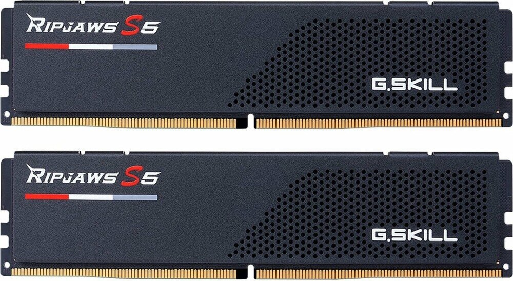 Оперативная память G.SKILL RIPJAWS S5 Black DIMM DDR5 32Гб(6800МГц CL34 2x16Гб 2x16GB) [F5-6800J3445G16GX2-RS5K] (радиатор)