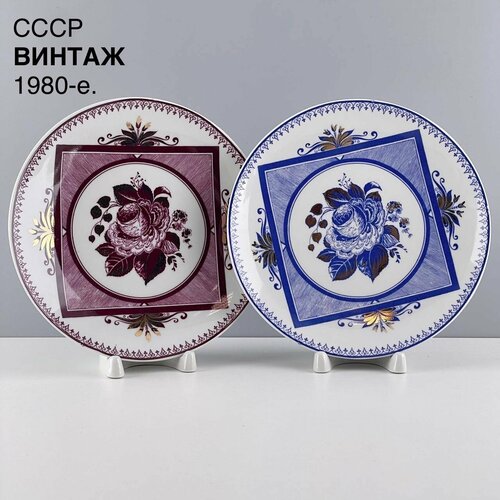 Винтажные декоративные тарелки 