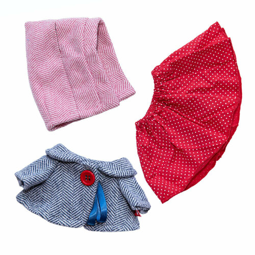 Одежда для Зайки Ми 15 см. Костюм с юбочкой для Зайки Ми малышки. BUDIBASA