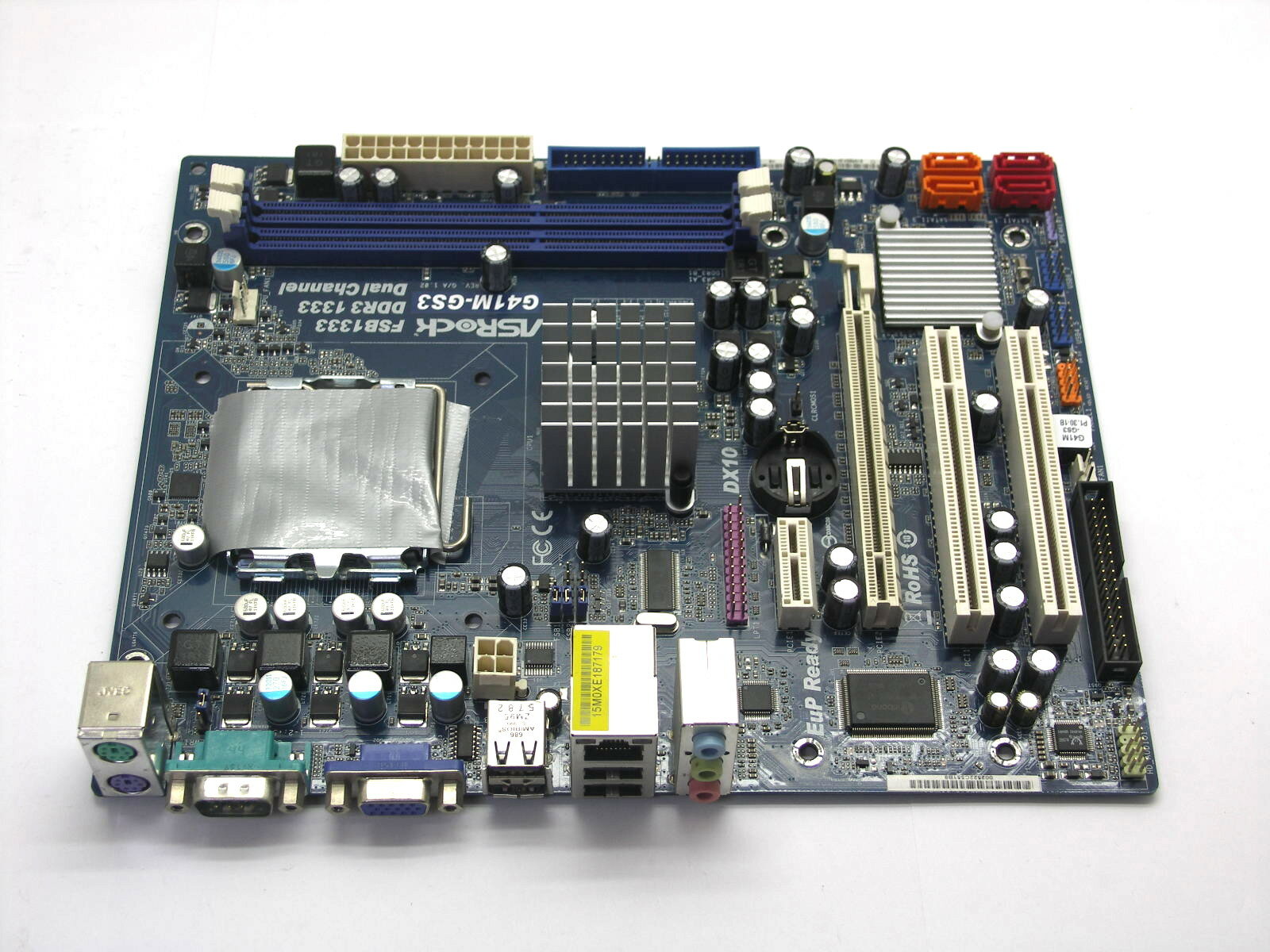 Материнская плата S-775 ASrock G41M-GS3 (G41/SVGA/2xDDR3/SATA/Sb/Lan/mATX)