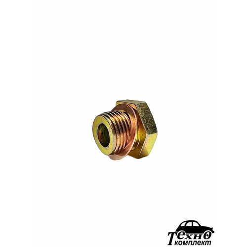 Механическая заглушка датчика кислорода (лямбда зонда) ГАЗель-3302 для двигателей ЗМЗ-405,406,409 (с медным кольцом)