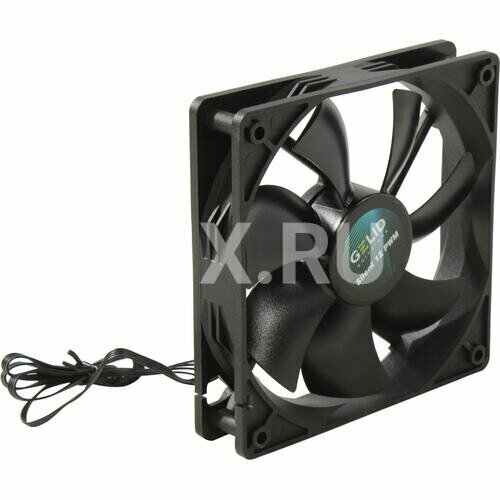 Вентилятор для корпуса Gelid Silent 12 PWM Black, 120мм FN-PX12-16