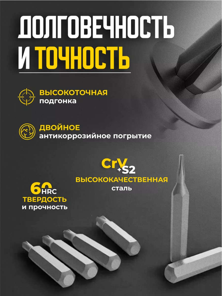 Набор отверток 24 в 1, многофункциональный набор инструментов для ремонта, прецизионная отвертка, отвёртки для точных работ ISA — фото 1