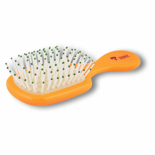 ZEBO/Расческа массажная детская для волос квадрат малая цветная.