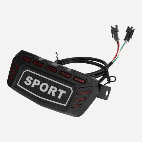 Изображение товара Задняя фара стоп сигнал MyPads с поворотником для электросамоката KUGOO M4 / M5 с креплениями