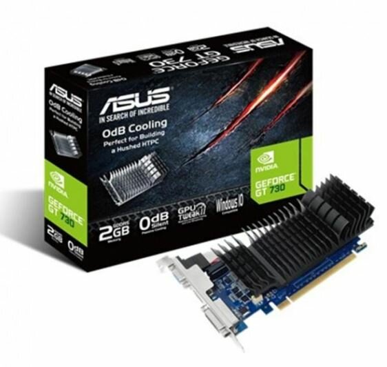 Видеокарта ASUS GeForce GT 730 2GB (GT730-SL-2GD5-BRK), Retail