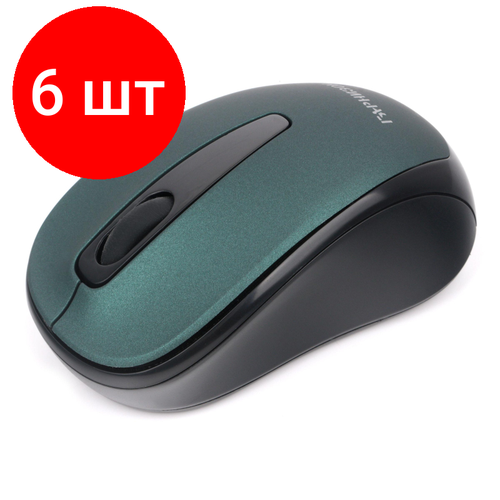 Комплект 6 штук Мышь компьютерная Гарнизон GMW-450-2 WLS чернзел 1000dpi 18838 381900₽