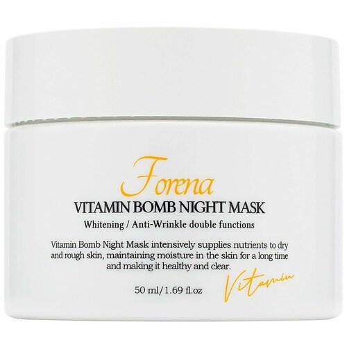 FORENA Освежающая ночная маска для лица Vitamin Bomb Night Mask