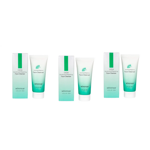 Восстанавливающая пенка для умывания с экстрактом центеллы MondSub CICA 100мл 3 шт 1357₽