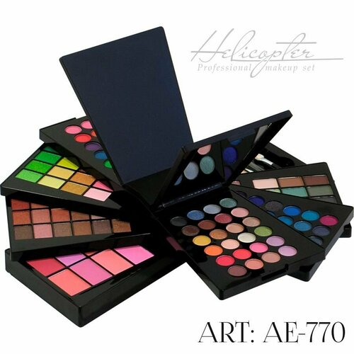 Набор для макияжа AE-770 2 пудры8 румян120 теней 3900₽