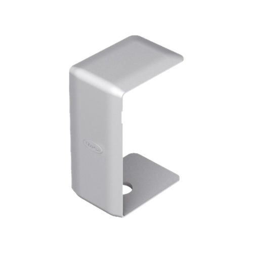 Зажим крышки IK 10 серый RAL7035 100 ПВХ-М1 | код 66855 | Unex ( 1шт. )