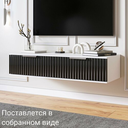 Подвесная тумба под телевизор 90х38х22