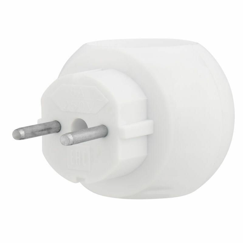 Разветвитель 3-м 6А IP20 Шар 220В бел. Rexant 11-1063 — фото 1