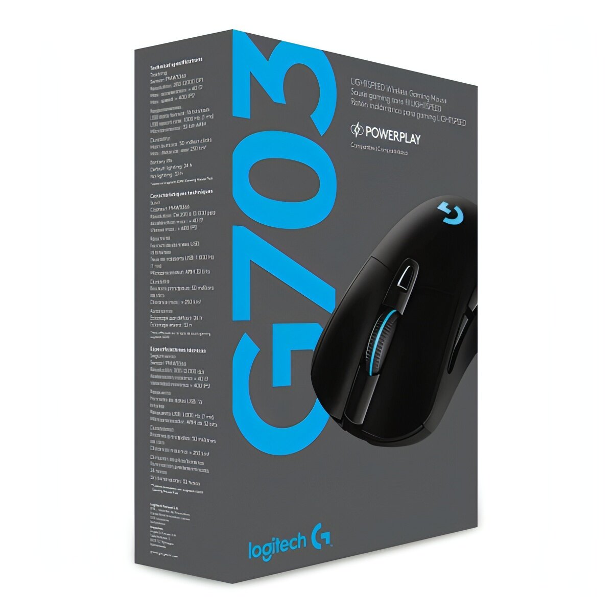 Беспроводная мышь Logitech G G703 Lightspeed, черный — фото 1