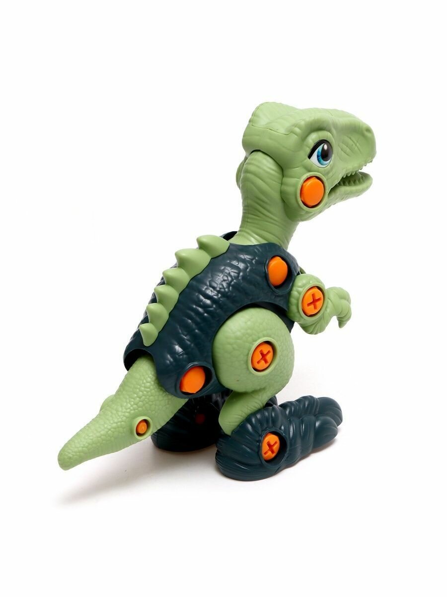 Конструктор винтовой Динозавр Велоцираптор с отвёрткой 26 элементов — фото 1